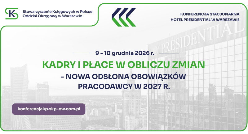 Konferencja Kadrowo-Płacowa 2027 – praktyczne przygotowanie do zmian w przepisach